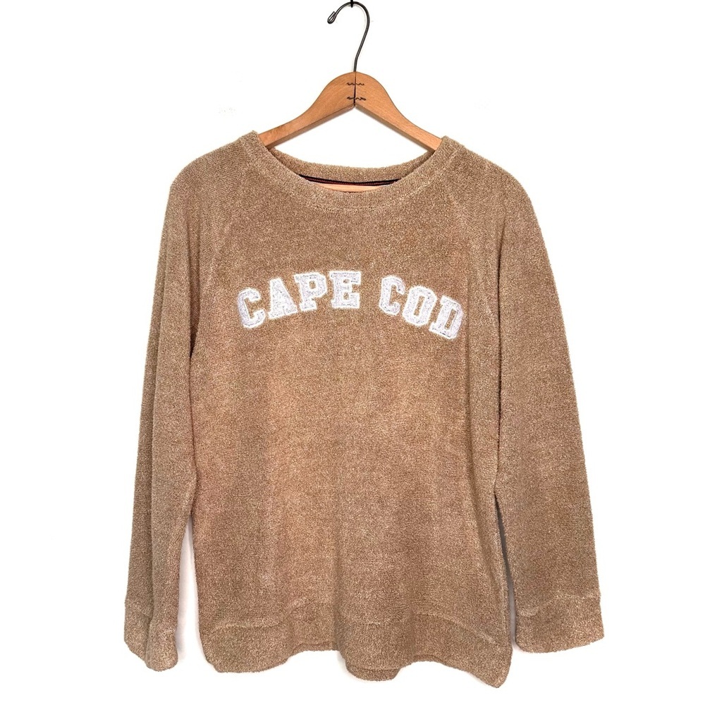 Valani | Tan Cape Cod Terry Sweatshirt Size Medium